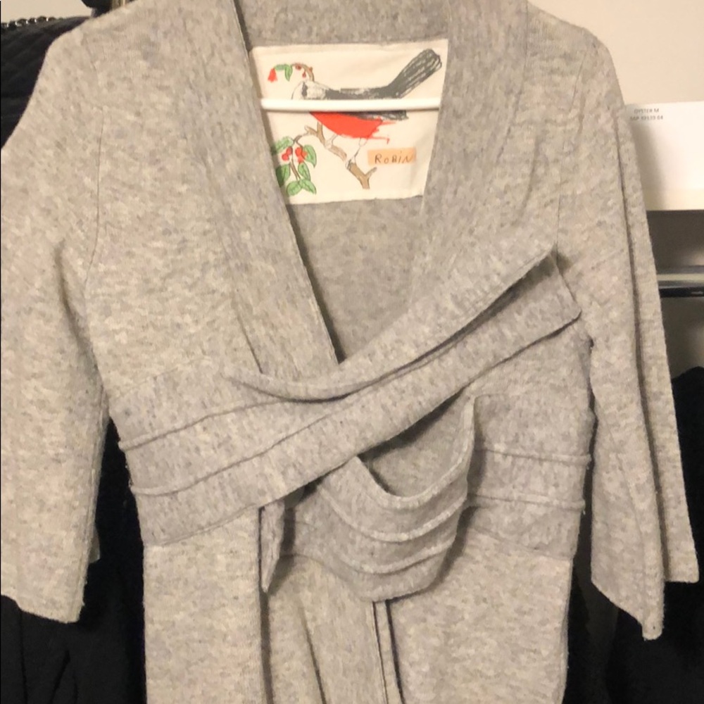 Anthropologie wrap front cardigan